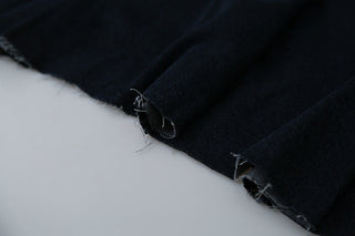 patchwork denim skirt
