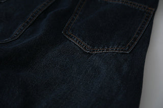 patchwork denim skirt
