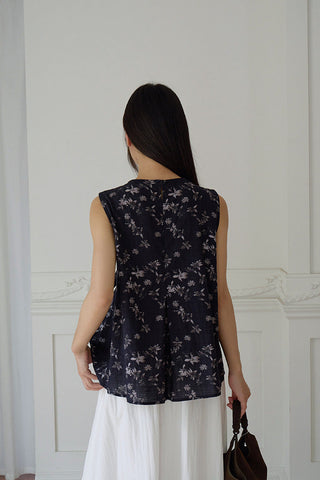 floral round Top