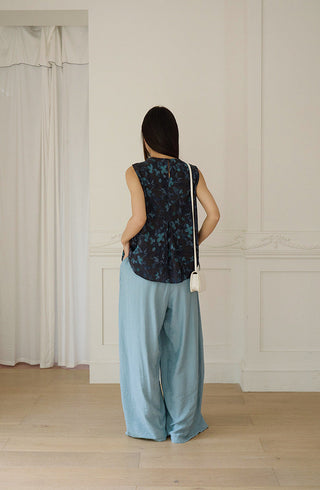 floral round Top