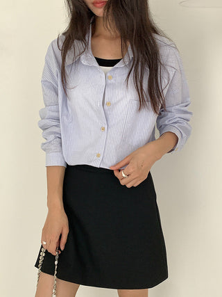 striped casual top