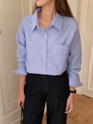 striped casual top