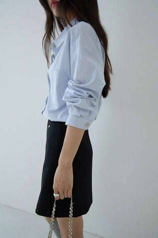 striped casual top