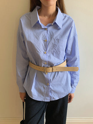 striped casual top