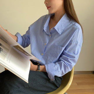 striped casual top