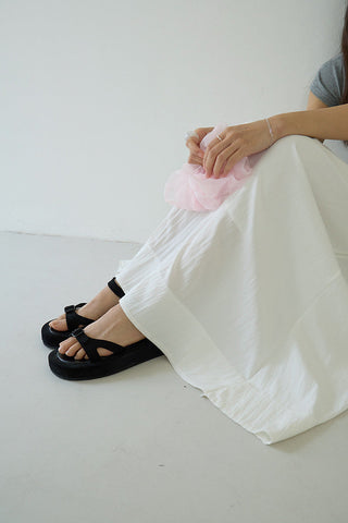 black white skirt