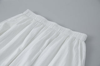 black white skirt