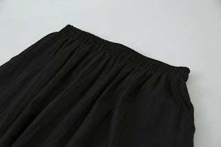 black white skirt