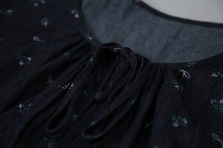 pleated bow top