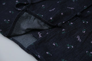 pleated bow top