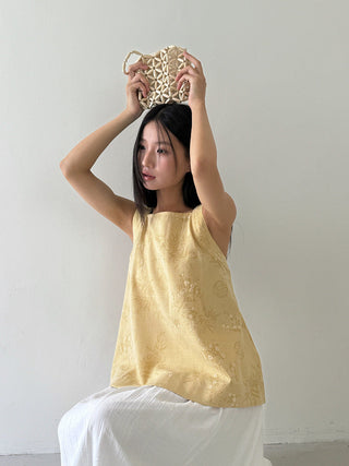 jacquard lace Top