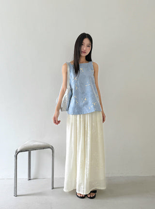 jacquard lace Top