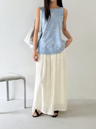 jacquard lace Top