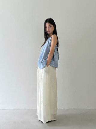 jacquard lace Top
