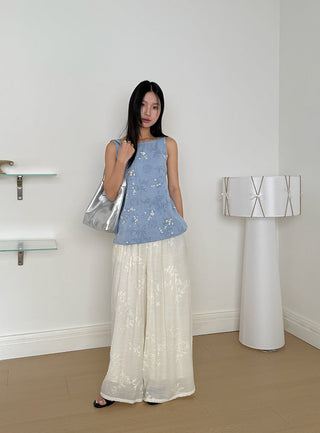jacquard lace Top