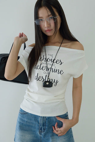 letter pleated top