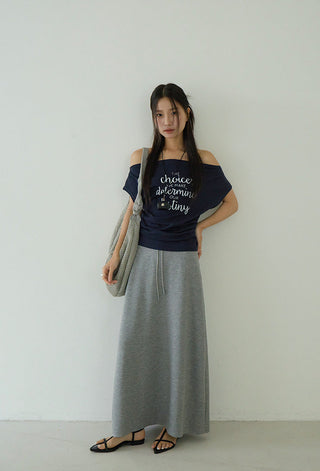 letter pleated top