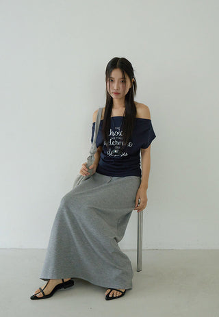 letter pleated top