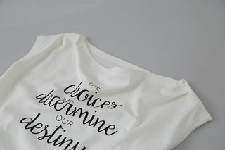 letter pleated top