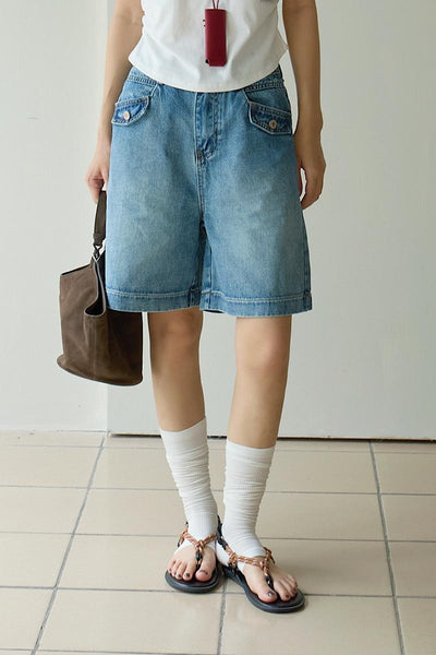 pocket cropped jeans