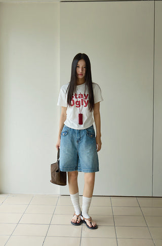 pocket cropped jeans
