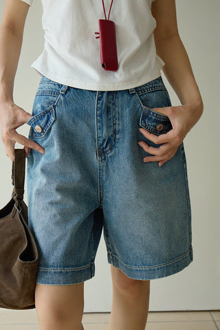 pocket cropped jeans