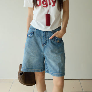 pocket cropped jeans