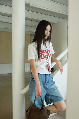 pocket cropped jeans