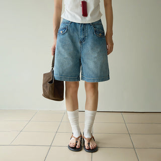 pocket cropped jeans