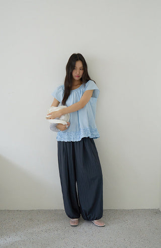 lace flying sleeve