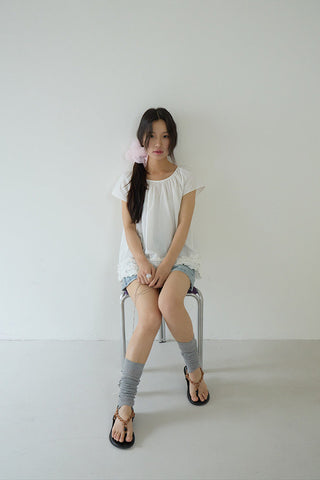 lace flying sleeve