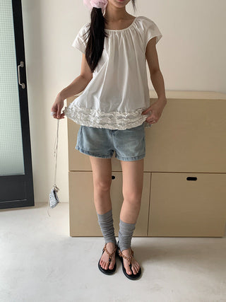 lace flying sleeve
