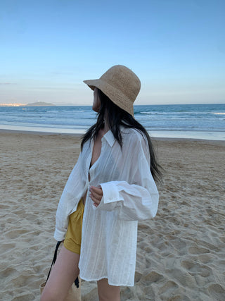Striped Sun Protection Shirt