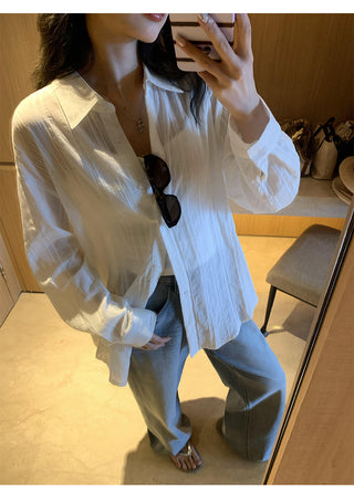 Striped Sun Protection Shirt