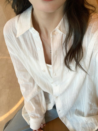 Striped Sun Protection Shirt