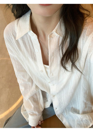 Striped Sun Protection Shirt