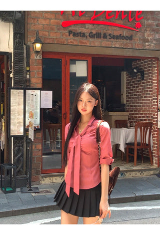 Plaid Shirt Red