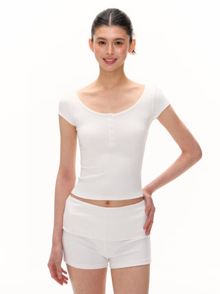 Solid Color Two-Piece Set