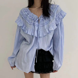 V-Neck Tied Cardigan