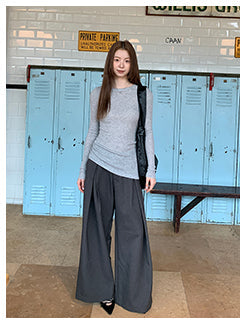 Suit Wide-Leg Pants