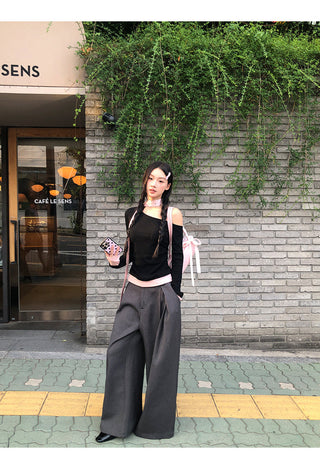 Suit Wide-Leg Pants