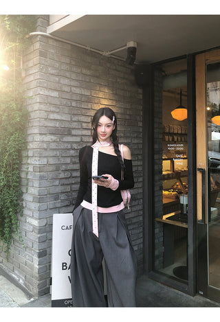 Suit Wide-Leg Pants