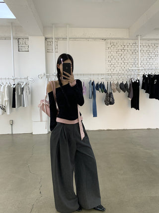 Suit Wide-Leg Pants