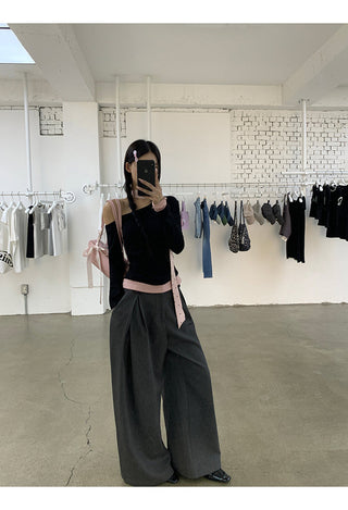 Suit Wide-Leg Pants