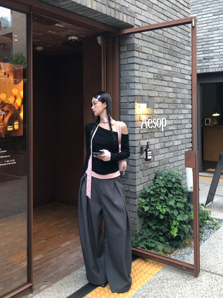 Suit Wide-Leg Pants