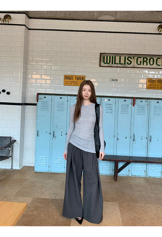 Suit Wide-Leg Pants