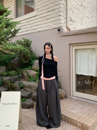 Suit Wide-Leg Pants