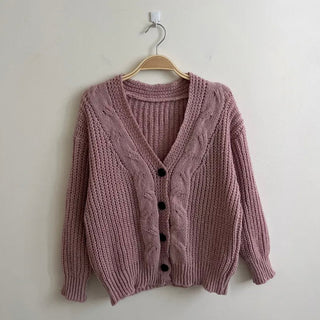 Twist Single-Breast Sweater
