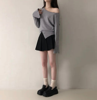 Off-Shoulder Flared Sleeve Top