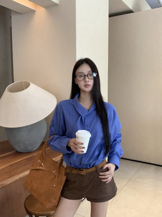 Plaid Shirt Blue